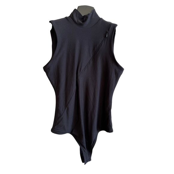 ALIX Tops - NWOT‎ Alix NYC Black Mock Neck Bodysuit Size Small Sexy Shapewear